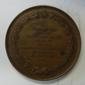 400-jarig bestaan Krankzinnigengesticht te Utrecht, 31 januari 1861