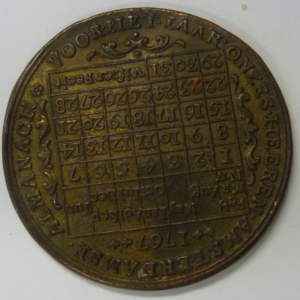 Amsterdamse kalenderpenning 1767