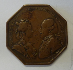 Medal Brabant, Albert Casimir en Maria Chr. Saxony-Albertina Austria 1786