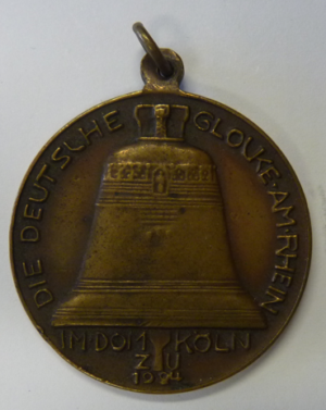 Die Deutsche Glocke am Rhein im Koln 1924