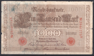 1.000 Mark 21-4-1910  P 44-b2  FR