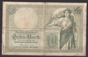 10 Mark 6-10-1906  P 9-b  FR