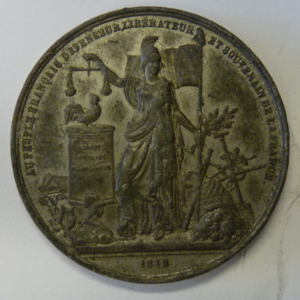 Medal Februaridagen van 1848, Oprichting 2e Republiek France