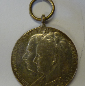 Geboortemedaille Prinses Juliana in 1909 Zilver