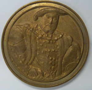 Medal with portrait of Henry VIII, England z.j. (1976)