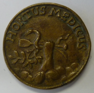 Toegangspenning voor Hortus Medicus te Amsterdam 1684