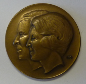 Huwelijkspenning Prinses Beatrix en prins Claus 10 maart 1966