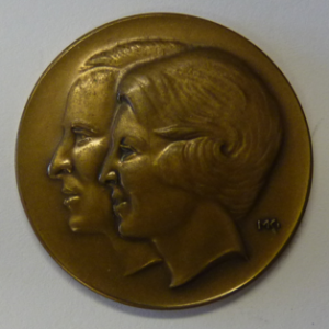 Huwelijkspenning Prinses Beatrix en prins Claus 10 maart 1966