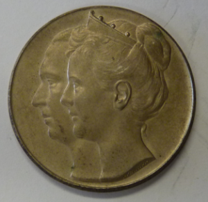 Huwelijkspenning Koningin Wilhelmina en Prins Hendrik 7 februari 1901
