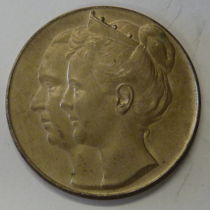 Huwelijkspenning Koningin Wilhelmina en Prins Hendrik 7 februari 1901