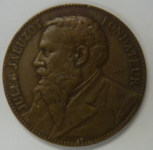Medal Jules Jaluzot, Fondateur au Printemps, France 1890