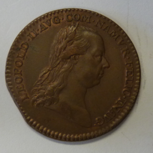 Medal inhuldiging van Keizer Leopold II voor het Graafschap Namen 1791