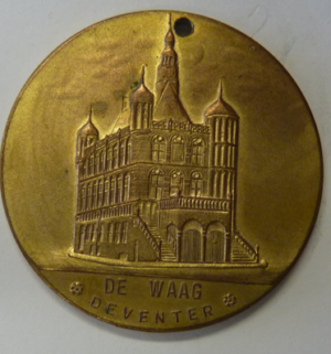 Medaille Kynologen, Clubs Apeldoorn, Deventer, Zutphen en Zwolle 1939
