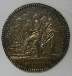 Medal Louis XV, Chambre aux Deniers, France 1745 Silver