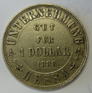 Nederlandsch Indie Plantation Token 1888