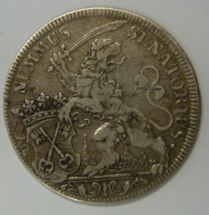 Nederlandsche Senatoriale munt z.j.  Silver