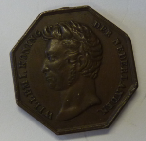Achthoekige medaille van de Oorlog op Java 1825-1850