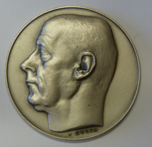 Medal Prof. Piero Gall, ere-voorzitter Muggia-filatelisten, Italy 1970