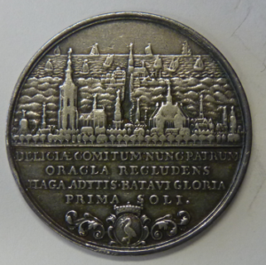 Vroedschapspenning Den Haag 1719-1733   Zilver