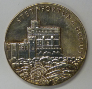 Medal 25e Jubileum Stet Fortuna Domus,  England 1935.  Silver