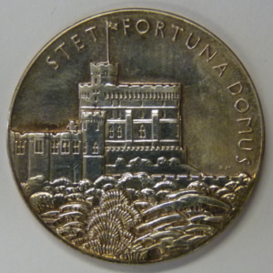 Medal 25e Jubileum Stet Fortuna Domus, England 1935. Silver