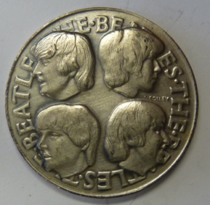 Medal The Beatles 1965-1966.  Zilver.  Very RRRR!!
