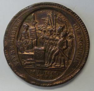 Medal Vivre Libre ou Mourir Negocians a Paris 1790-1792