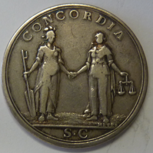 Vroedschapspenning Den Haag 1786 Zilver RARE!!!