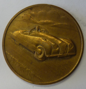 Prijsmedaille Nachtrit 1957 van G.U.G. Clubteam