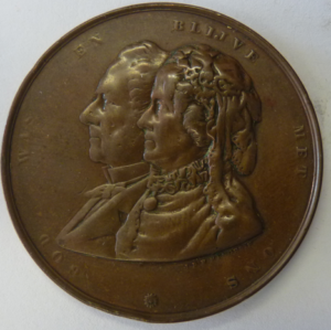 50-jarig huwelijk Graaf van Randwijck en Jvr van Vredenburgh, 25 september 1885