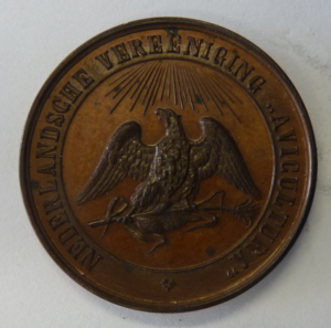 Prijsmedaille Nederlandsche Vereeniging "Avicultura" 1894