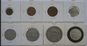 Complete set scheepsgeld Stoomvaart Mij Nederland te Amsterdam