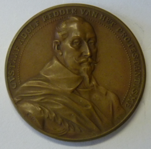 Medal 300-jaar geleden overlijden King Gustaaf Adolf II of Sweden, 1632-1932 RARE!!!