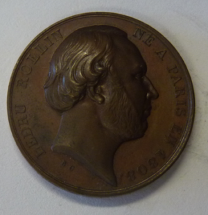 Medal Ledru Rollin, Proclamatie Kiesrecht Universeel, France 1848