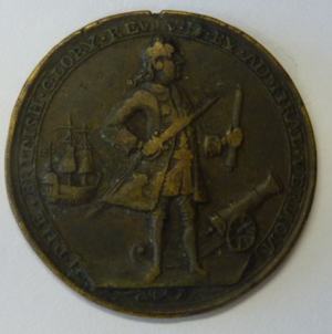 Medal Verovering van Porto Bello F. door Admiraal Vernon, England 1739