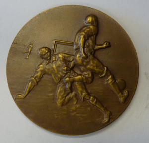 Medal Voetbalmatch Belgie - Groot Brittannie te Mechelen, Kentisch 1970