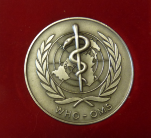 25-jaar Wereldgezondheidsorganisatie 1948 - 1973   Zilver