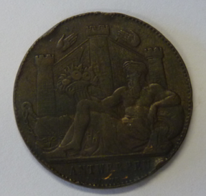 Medal Wereldtentoonstelling in Antwerpen, Belgium 1885