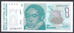 1 Austral 1989  P 323-c  aUNC