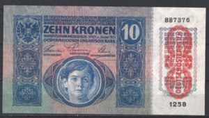 10 Kronen 1915 (1919)  P 51-a2  UNC