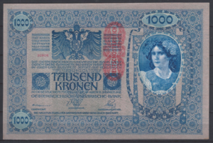 1.000 Kronen 1902 (1919)  P 59  aUNC